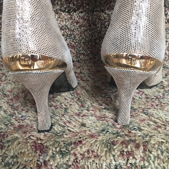 Timothy Hitsman Leather Gold Boots made in Spain - Picture 3 of 4