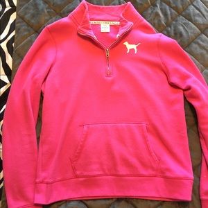 Victoria's Secret PINK 3/4 Zip Sweatshirt