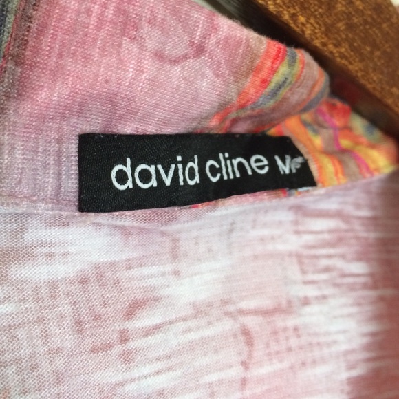 David Cline colorful palm button down too - Picture 3 of 3