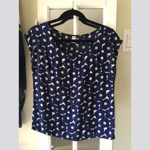 Old Navy blouse with floral pattern