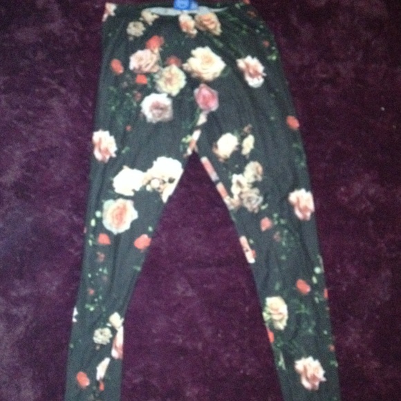 Floral Adidas leggings