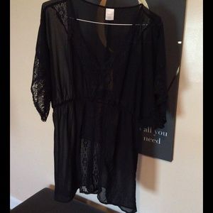 Sheer Bathing Suit Cover Up