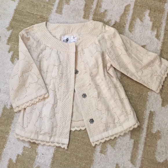 Kenzie Eyelet Jacket, Sz S