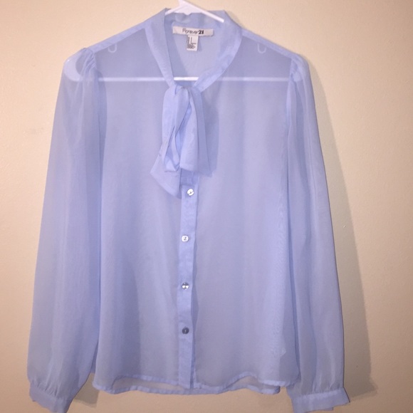 Sheer forever 21 blouse