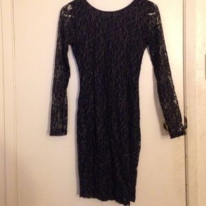 navy blue cocktail dress