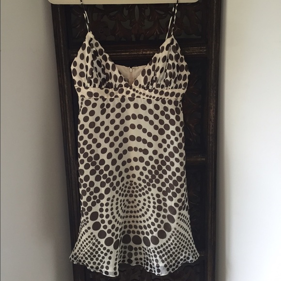 Milly New York Polka Dot strappy mini dress size 8