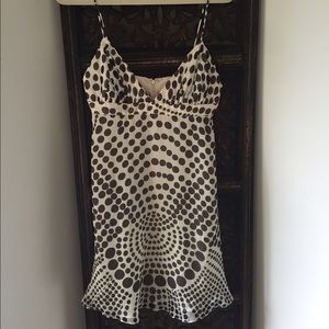 Milly New York Polka Dot strappy mini dress size 8