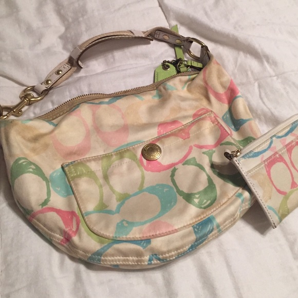 Coach purse and card case