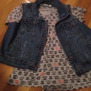 Denim vest