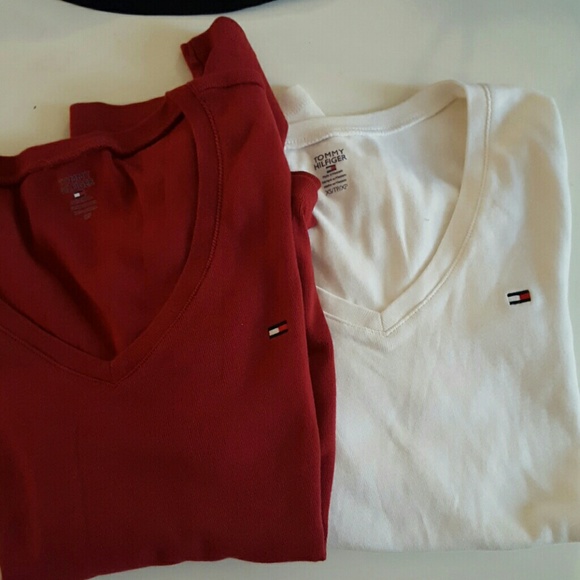 Two LongSleeve Tommy Hilfiger Shirts