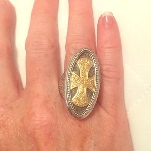 Konstantino Cross Ring