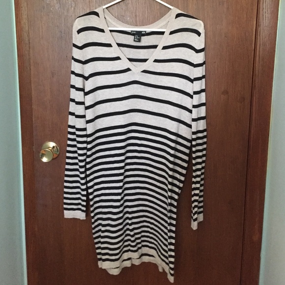 Striped Sweater Dress