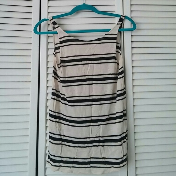Black & White Striped Tank - Picture 2 of 2