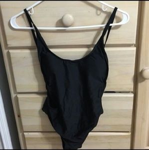Black One Piece Swimsuit