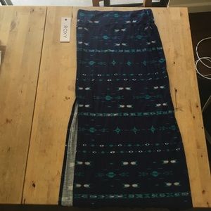 BNWT Roxy Maxi Skirt