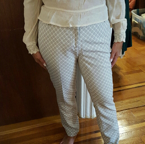 Grey Slacks with Beautiful detailing!