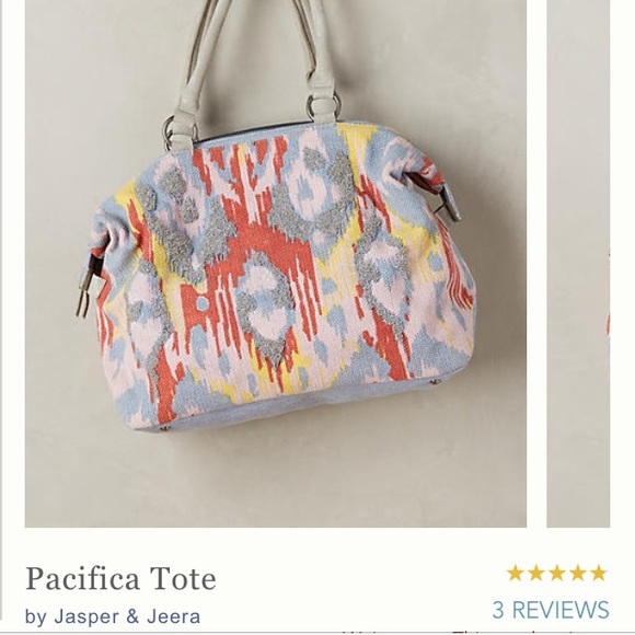 NWT Anthropologie Pacifica Tote By Jasper Jeera - Picture 2 of 4