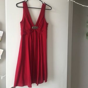 Red BCBG cocktail dress