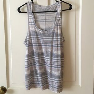 Patterned tank top.
