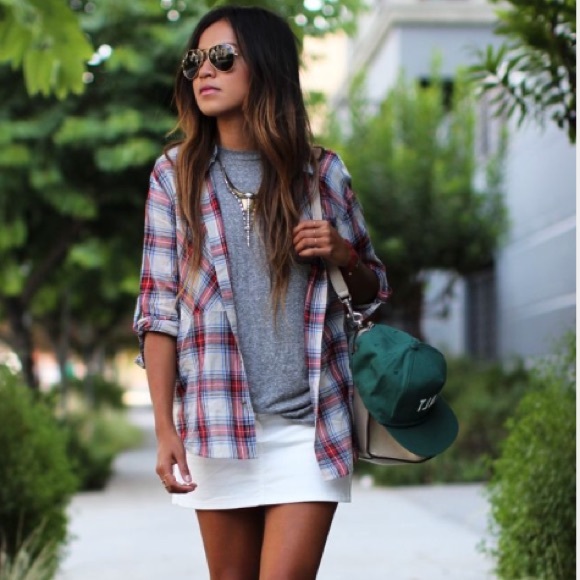 White Mini Skirt