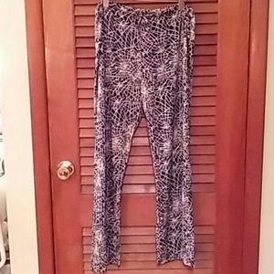Diane Von Furstenberg 100% Silk Pants, Sz 8 #247