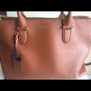 ⚡️Sale⚡️Ralph Lauren Double Satchel Zip Bag
