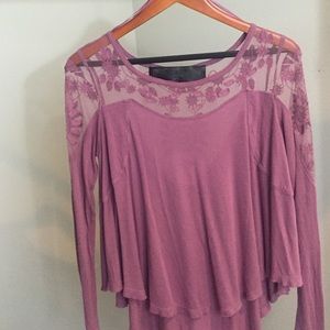 Free People embroidered top