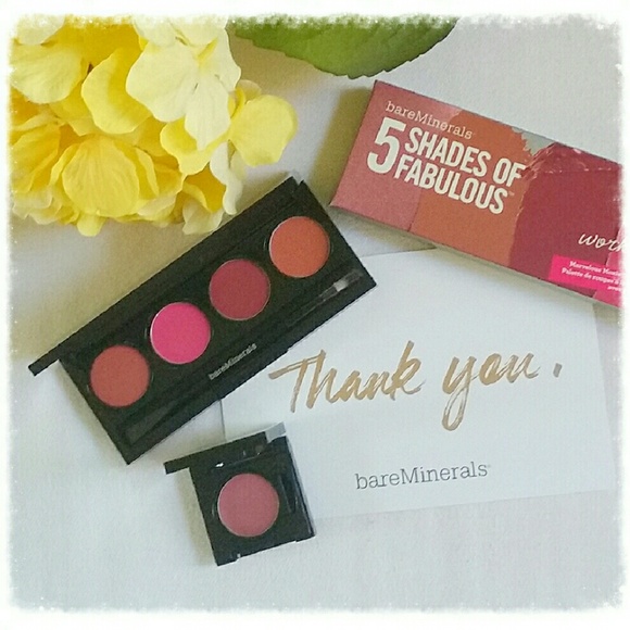 🎉HP🎉BareMinerals 5 Shades of Fabulous Lip Pallet