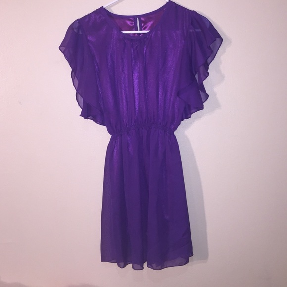Purple party dress
