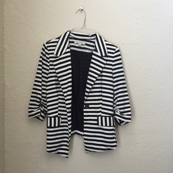 Striped blazer size small