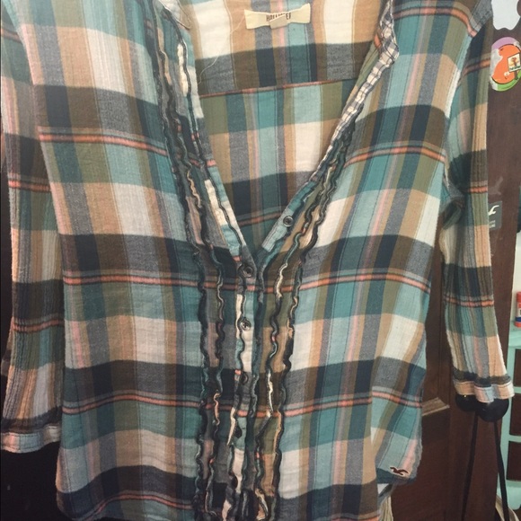 Plaid Hollister Shirt