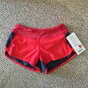 Lululemon speed short new with tags