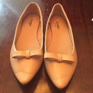 Bow pointy toe flat
