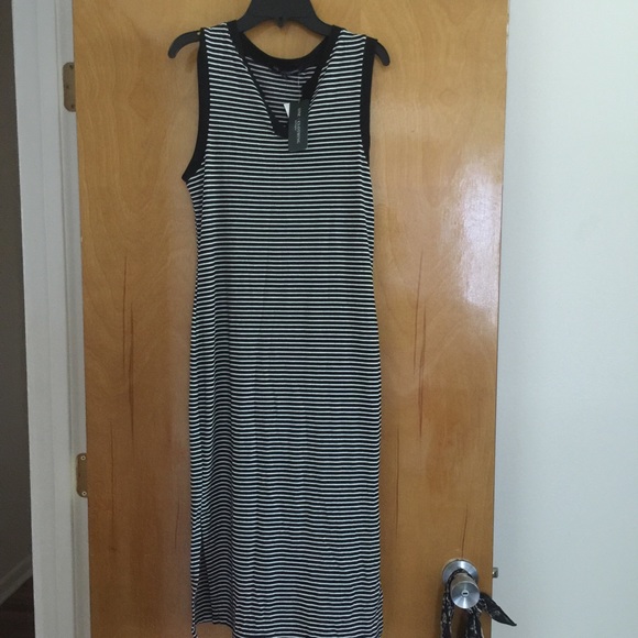 NWT striped midi dress