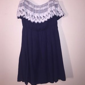 Strapless dress