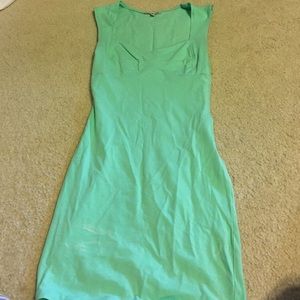 Mint bodycon dress