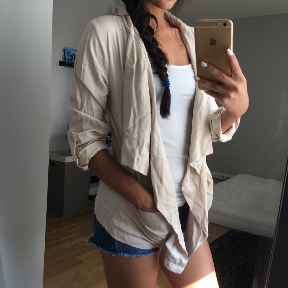 Relaxed/ waterfall front cardigan