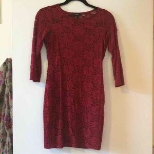 Lace semi formal mini dress