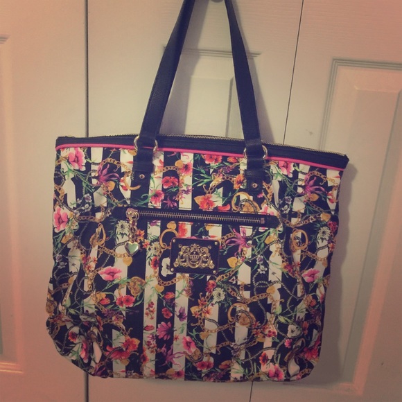 Juicy Couture Stripe Tote