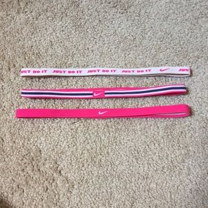 Nike headband bundle pink