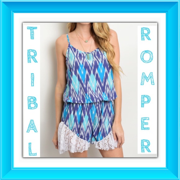 Fun Flirty Lace Jumpsuit Romper SM NEW - Picture 5 of 5