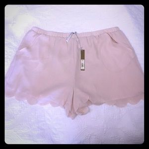 Lauren Conrad Scallop Hem Shorts