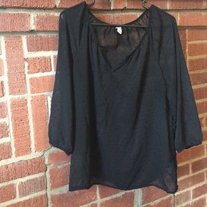 Old Navy Sheer Blouse