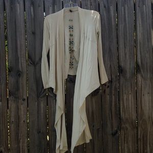 Cream cardigan