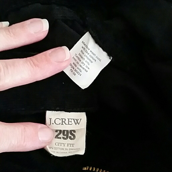 J.Crew Black Corduroy Pants, EUC - Picture 3 of 3