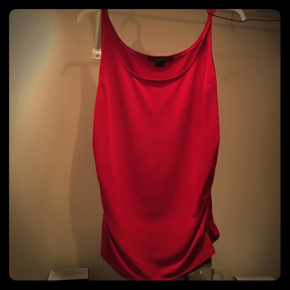 Red tank top