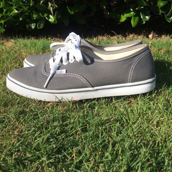 Grey Lo Pro Vans size 8.5 women's, 7 men's