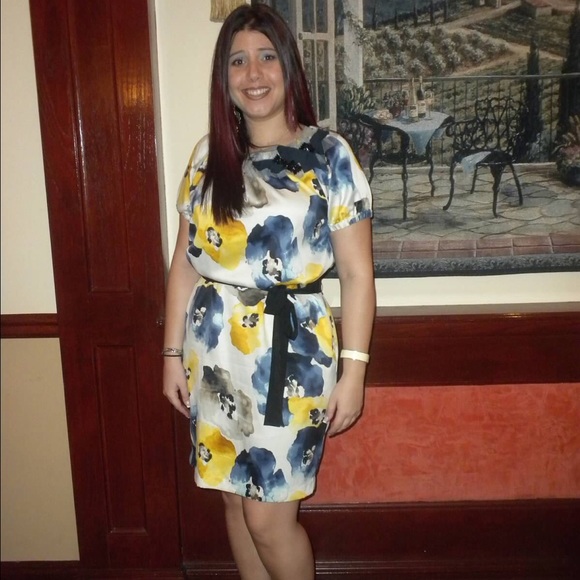 Vera Wang floral dress