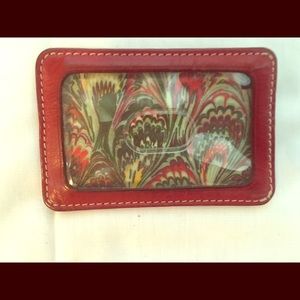 Dooney & Bourke Red ID tag