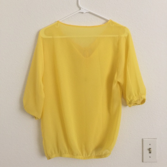 Brand New Yellow Blouse